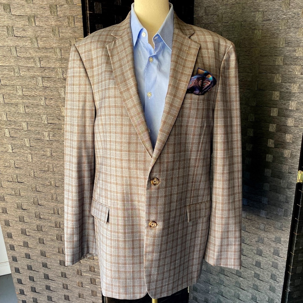 Brooks Brothers plaid sport coat